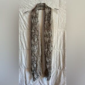Snakeprint Scarf